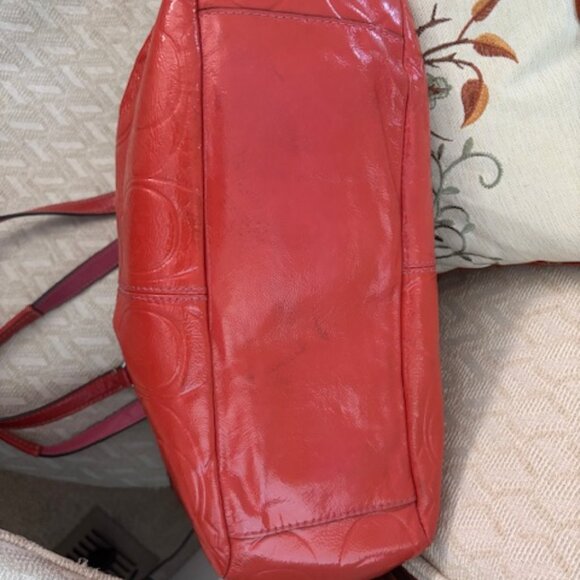 Coach Shoulder Zippered Bag/Tote - Picture 5 of 9